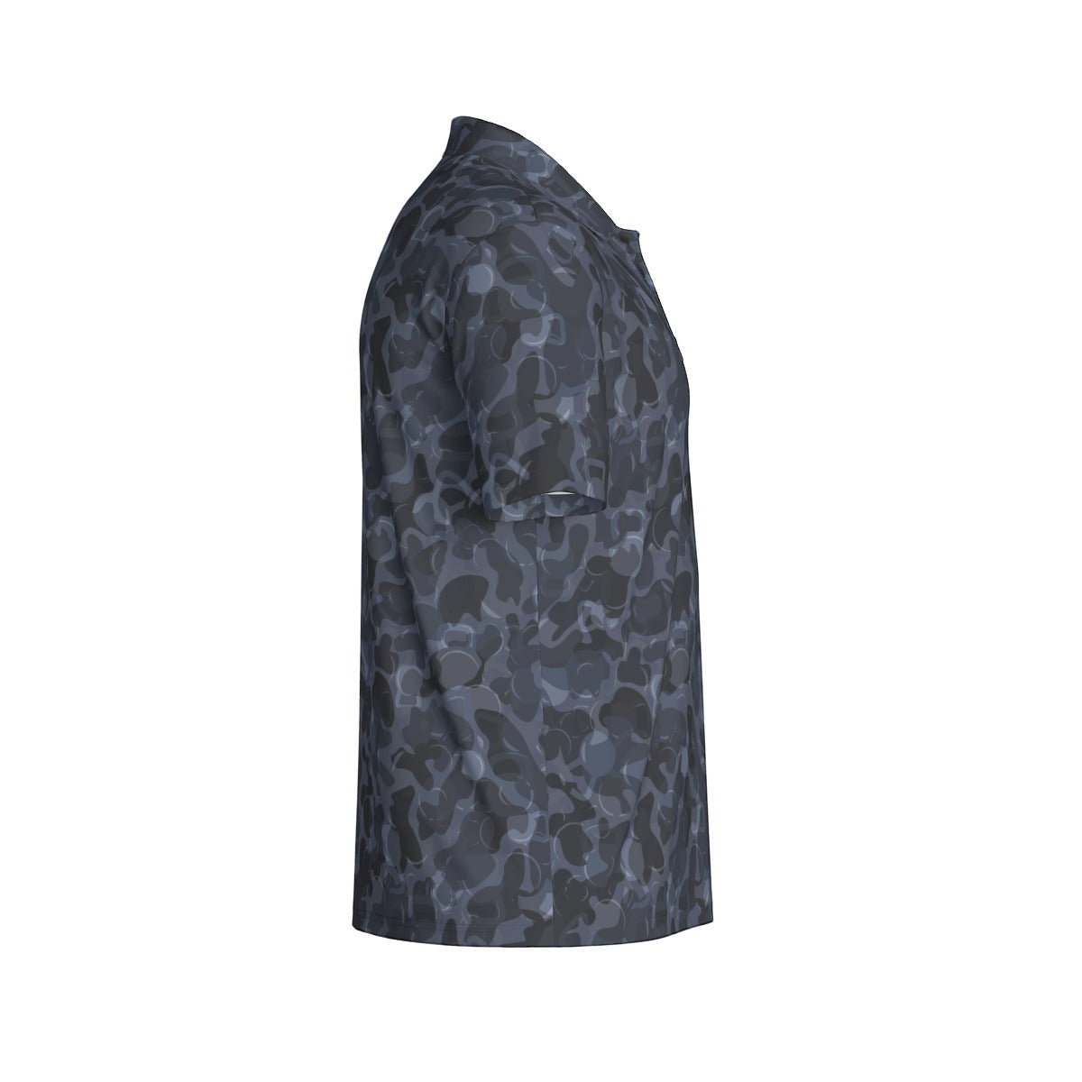 All-Over Print Men's Polo Collar Jersey