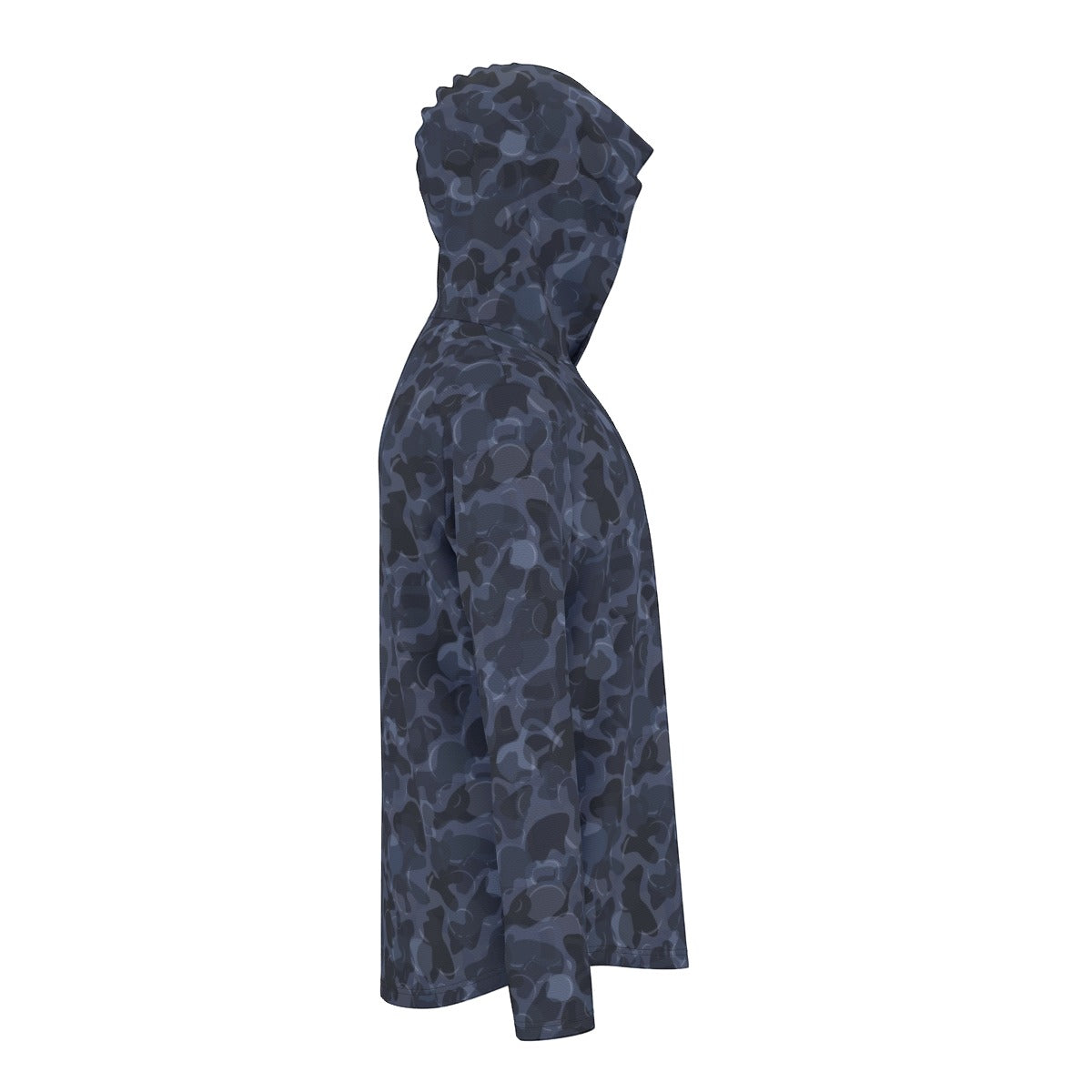 All-Over Print Men's Sunscreen Sports Hoodie With Thumb Holes