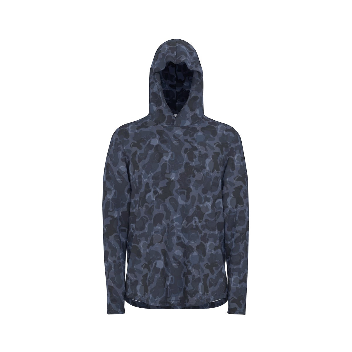 All-Over Print Men's Sunscreen Sports Hoodie With Thumb Holes