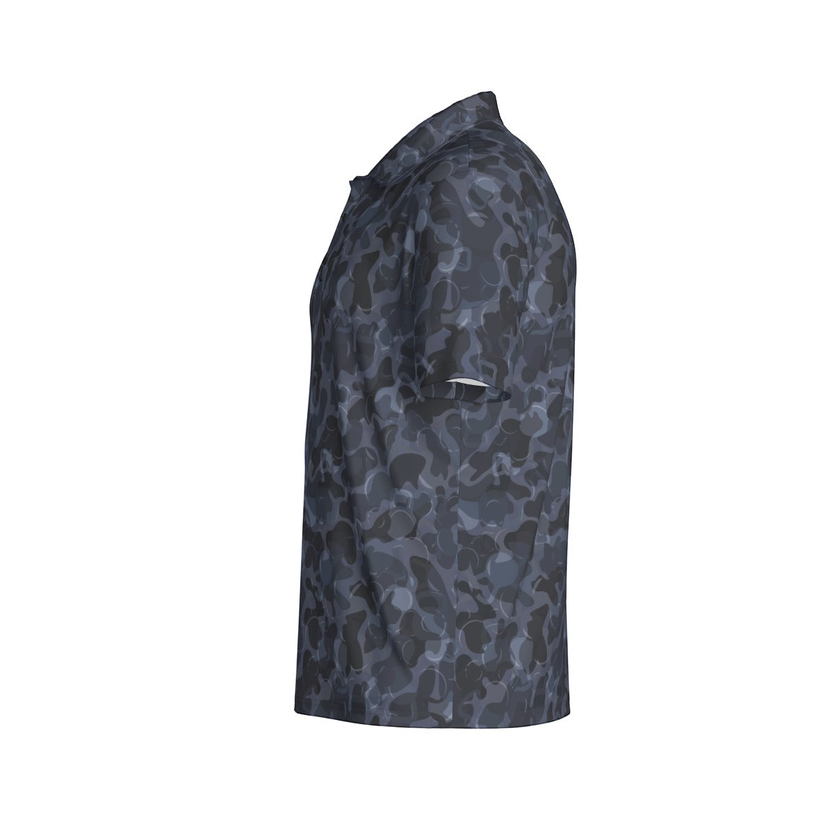All-Over Print Men's Polo Collar Jersey