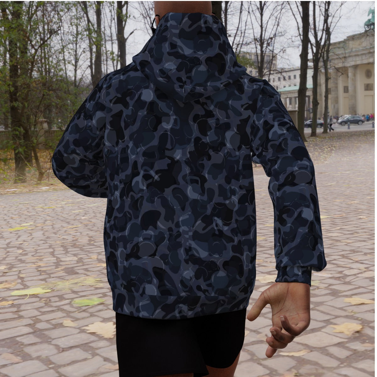 All-Over Print Men's Heavy Fleece Raglan Hoodie